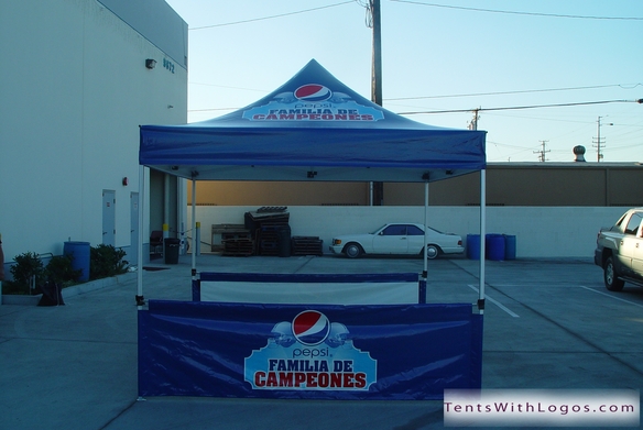 10 x 10 Pop Up Tent - Pepsi